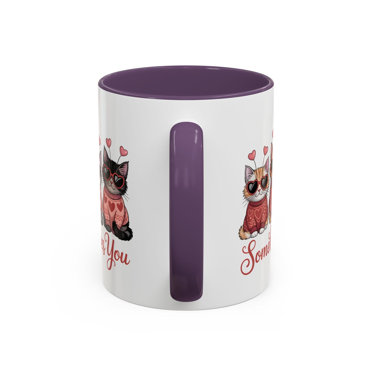 Valentine Kitty Mug | kitten Coffee Cup | cat Lover Gift | Valentines Day Mug |
