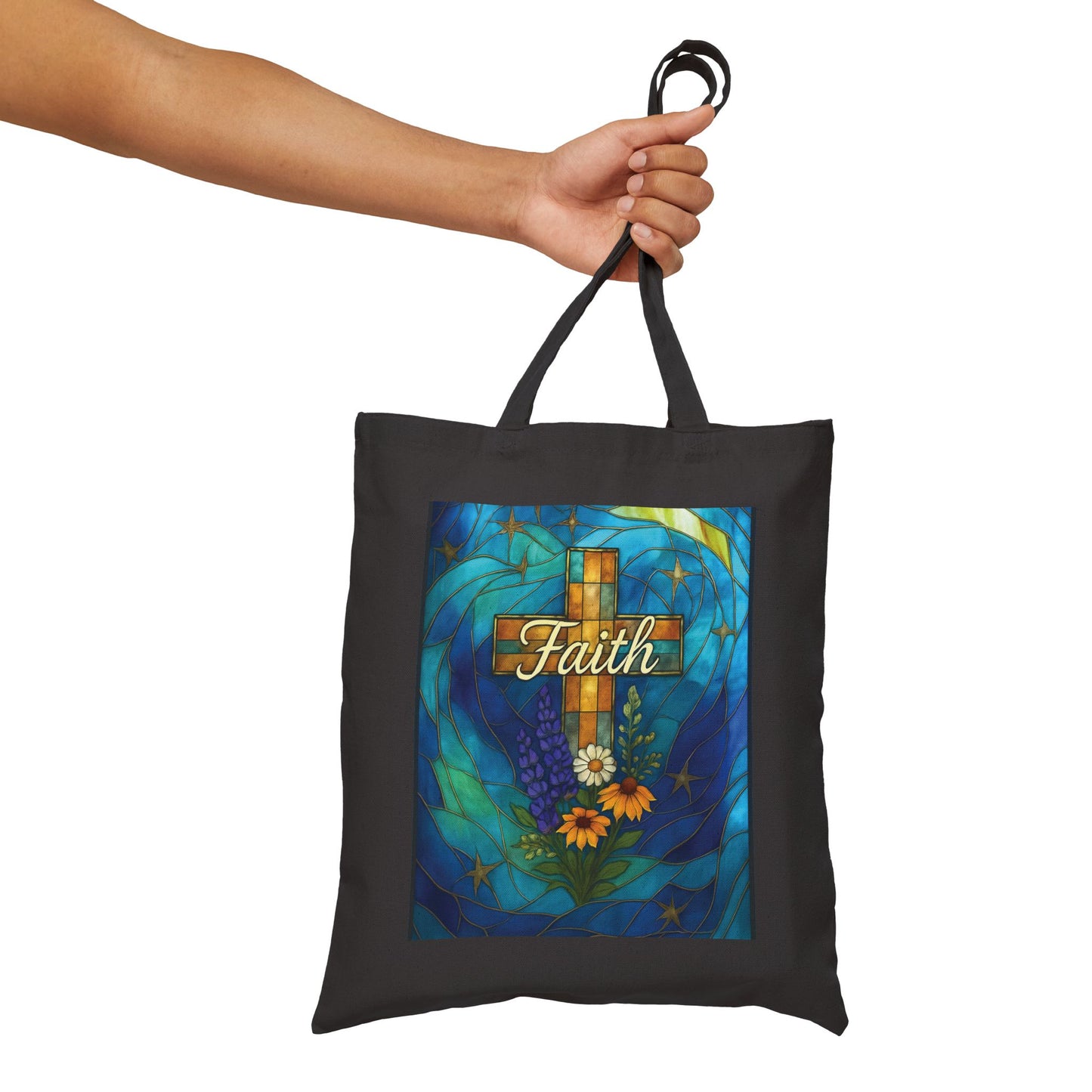 Christianity Faith Tote Bag, Christian Tote Bag, an ideal religious gift bag for those you cherish. Spacious and thoughtful, this church tote bag ensures your faith travels with you.