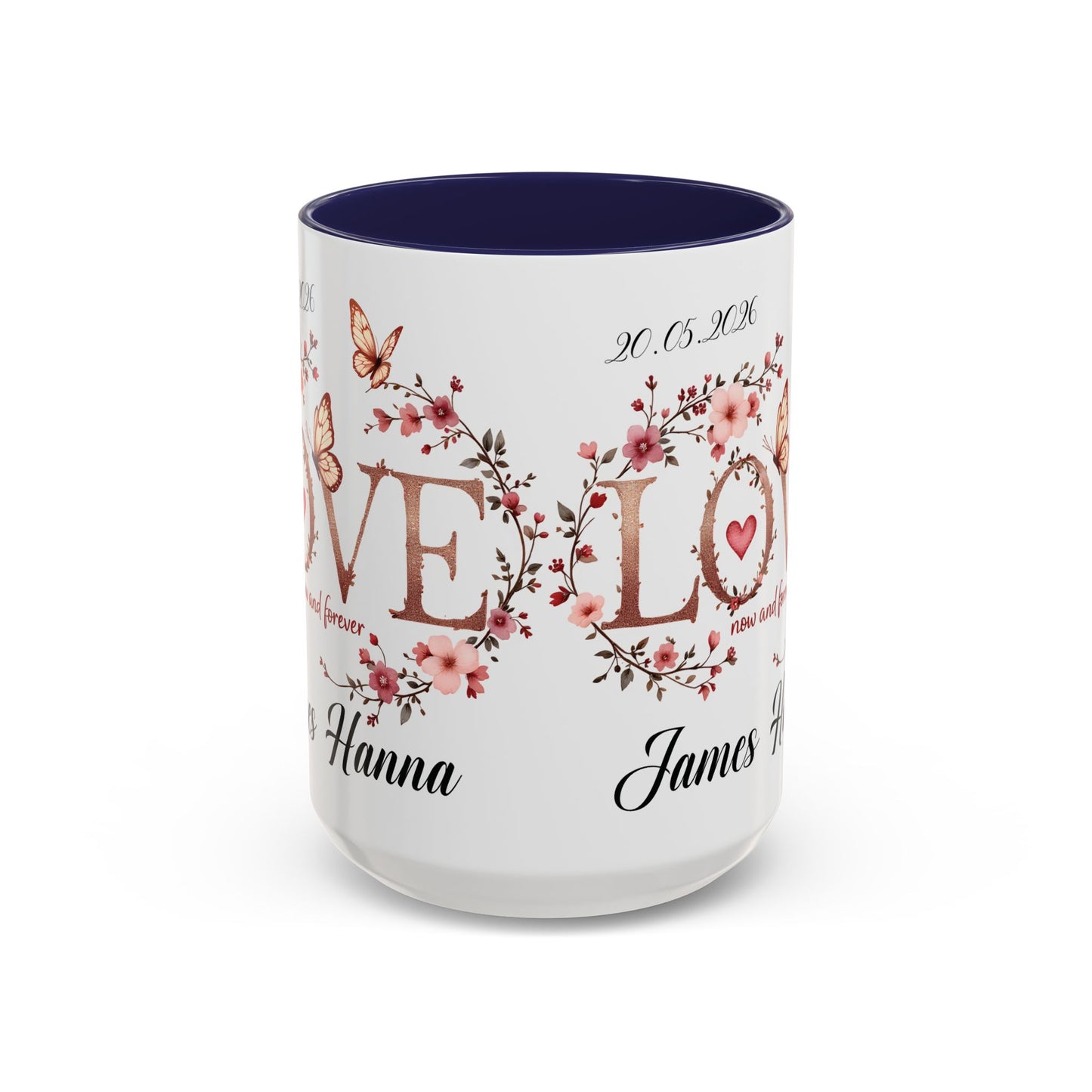 Custom Wedding Mug | Personalized Anniversary Mug | Valentines Day Gift |