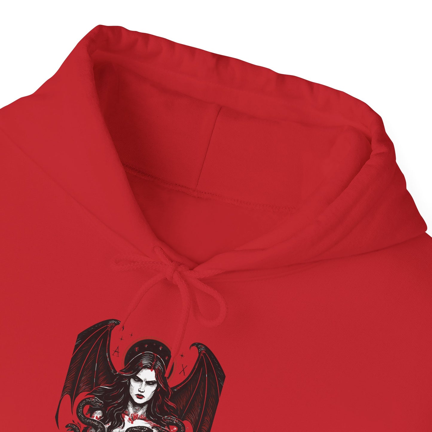 Goddess Lilith Graphic Hoodie, is a perfect blend of gothic clothes and witchy clothes, making it a must-have for those who celebrate the pagan lifestyle.