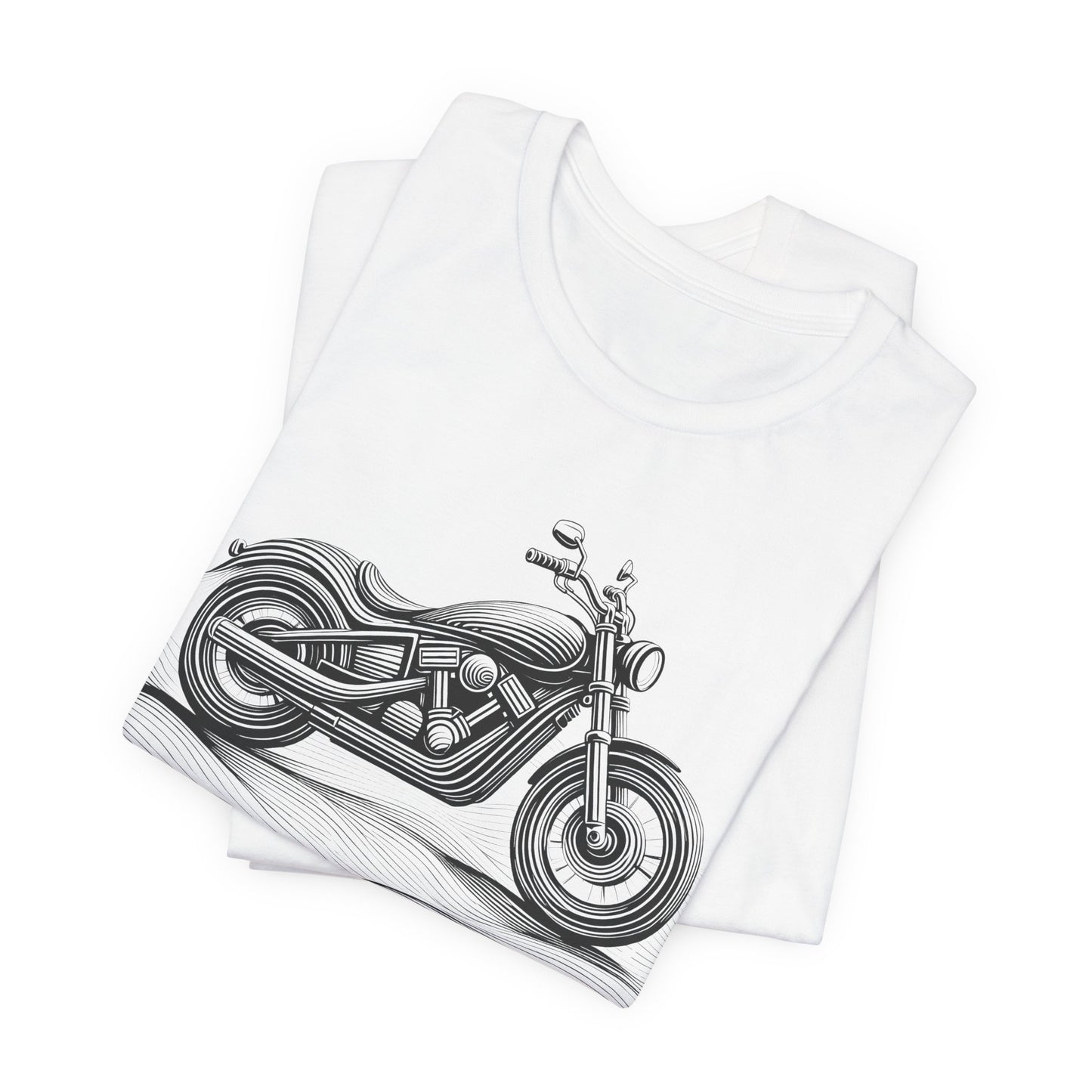 Cotton biker shirt, streetwear tee, biker apparel, motorcycle gift.