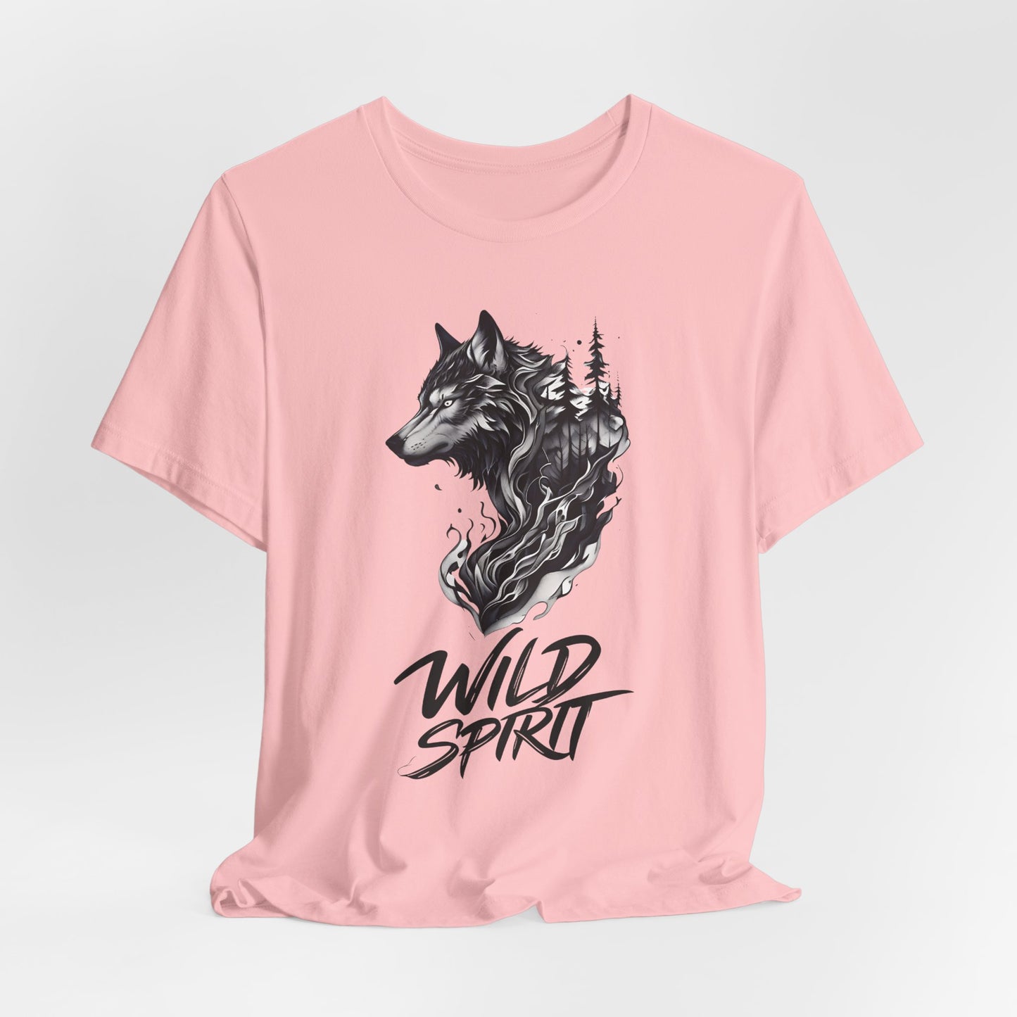Wild Spirit Wolf Tee - Unisex, Gothic Streetwear, Alternative Clothing, grunge
