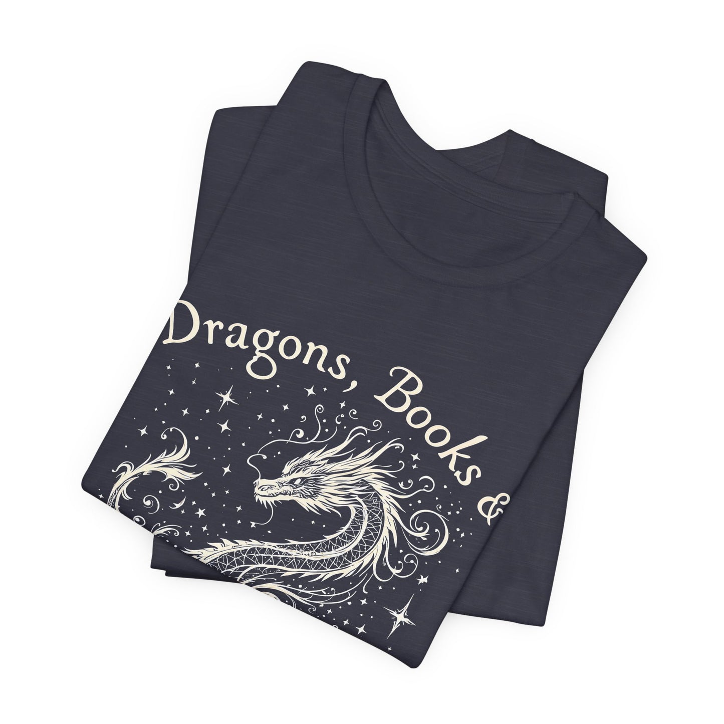 Book Lover Gift T-Shirt | Fantasy Reader Tee | Dragon Reading Shirt | Booktok Merch | Bibliophile Gift