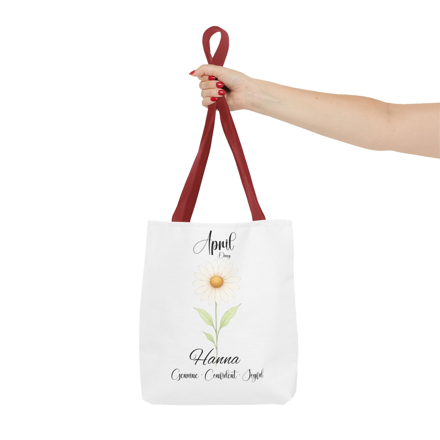 Custom birth month flower bag for her, milestone birthdays, bestfriend gift.