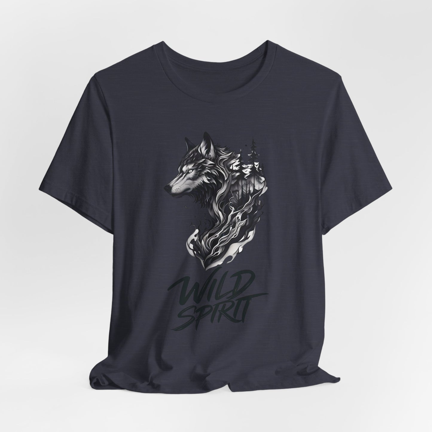 Wild Spirit Wolf Tee - Unisex, Gothic Streetwear, Alternative Clothing, grunge