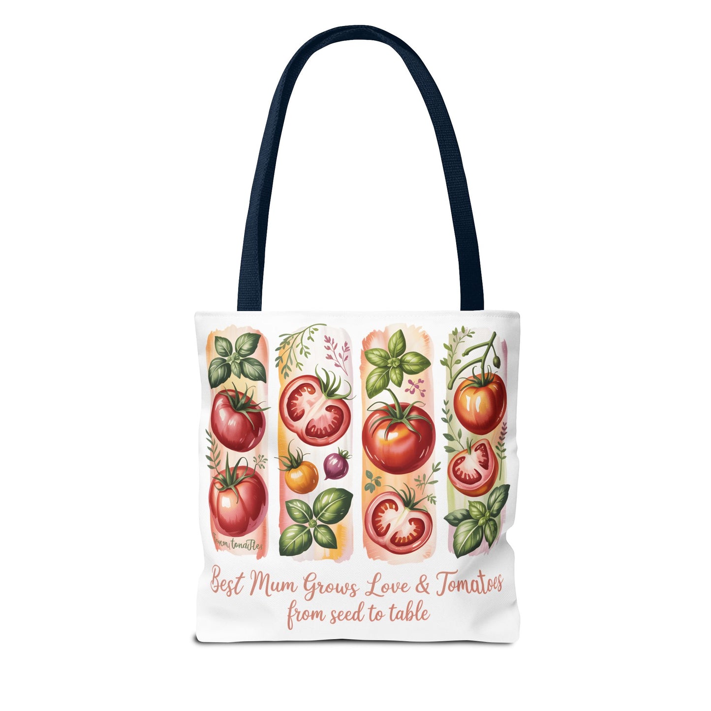 Best Mom Tote Bag, Tomato Garden Lover Design, Perfect Mothers Day Gift for Moms Who Love Gardening and Nature