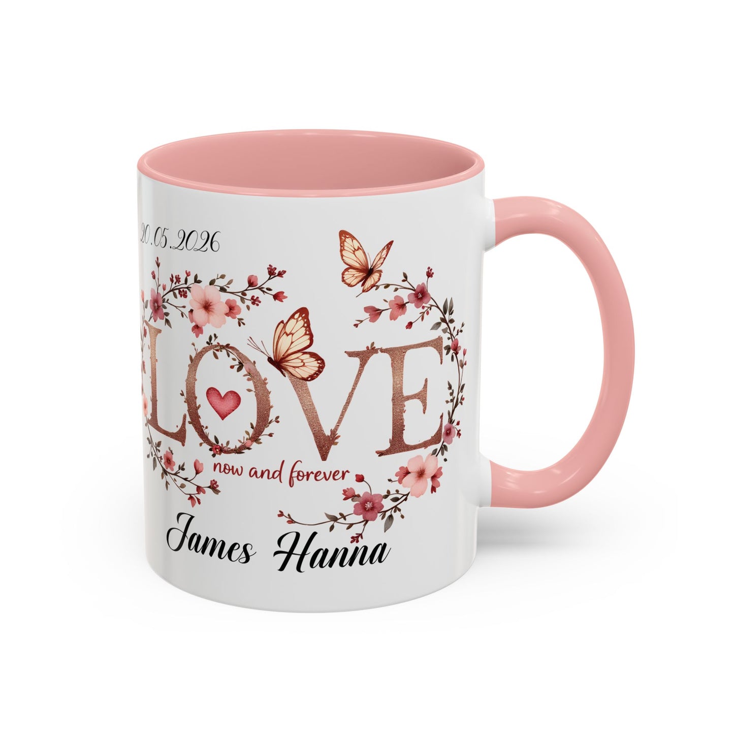 Custom Wedding Mug | Personalized Anniversary Mug | Valentines Day Gift |