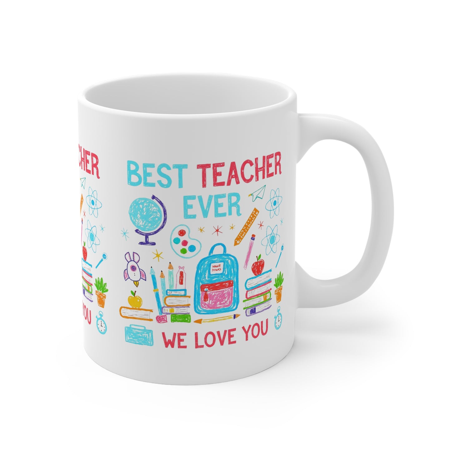 Best Teacher Gift Mug - Ideal for students, parents, or anyone looking to express appreciation for a teacher during occasions like Teacher's Day, end-of-year gifts, or as a thoughtful Christmas present.
