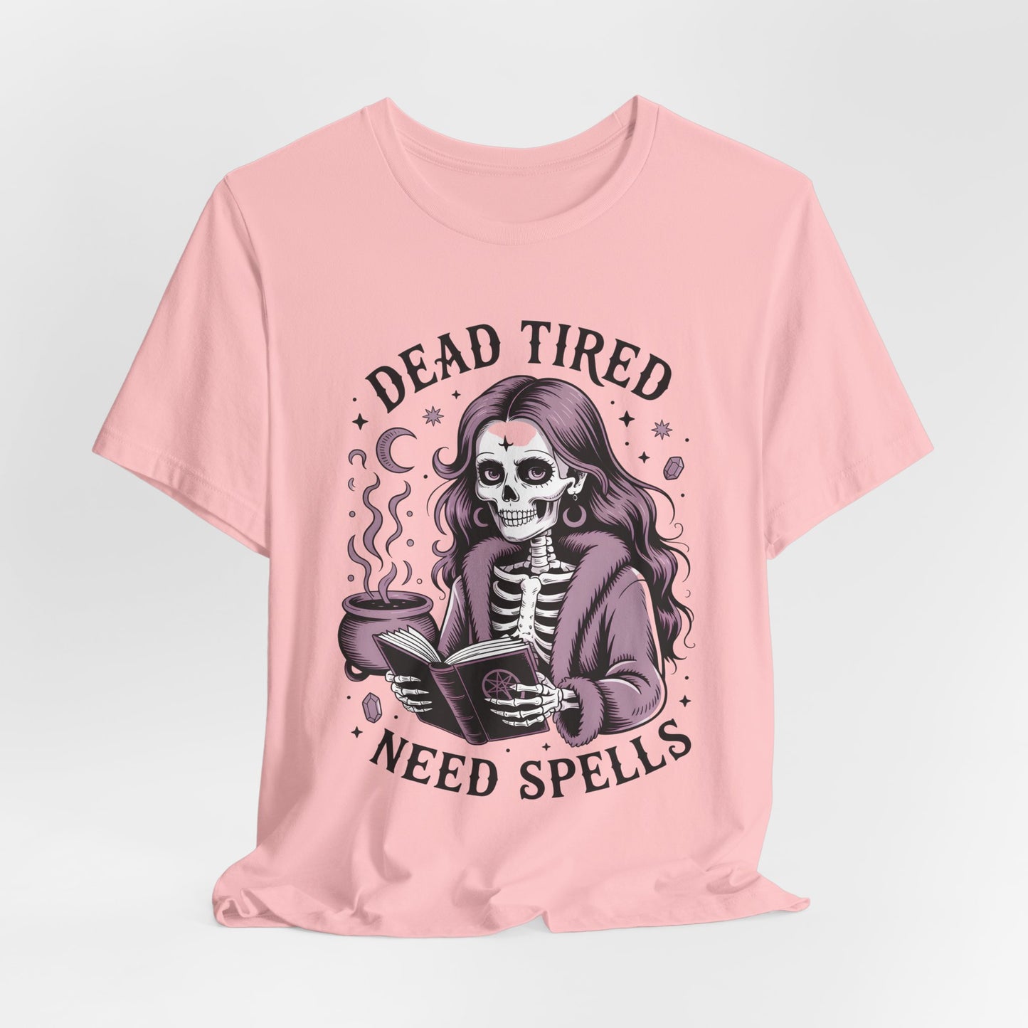 Dead Tired Need Spells Witchy T-Shirt, Skeleton Graphic Tee, witchy stuff,  Witchcraft Shirt, Witchy Clothes, Witchcore, Wiccan Apparel