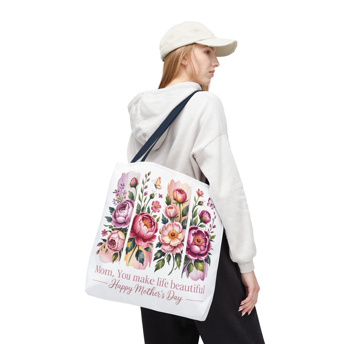 mom tote bag, mothers day gift reusable tote bag