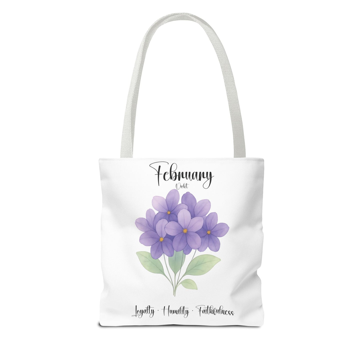 Personalized  floral gift tote bag for her, birth month flower, milestone birthdays, bestfriend gift.