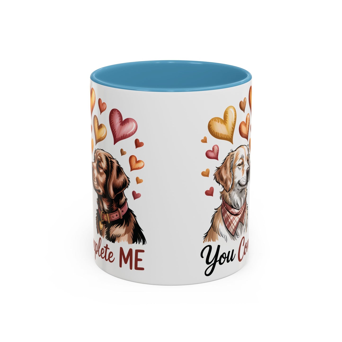 You Complete Me Mug | Cute Dog Lover Gift | Valentines Day Gift for Wife Husband |