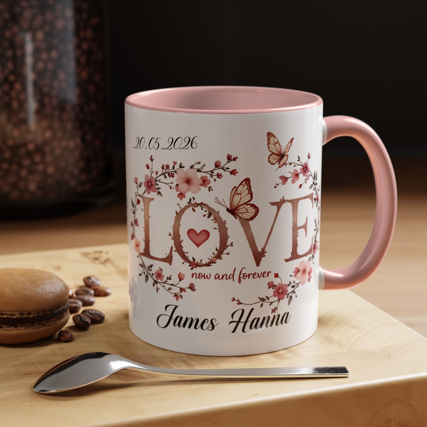 Custom Wedding Mug | Personalized Anniversary Mug | Valentines Day Gift |