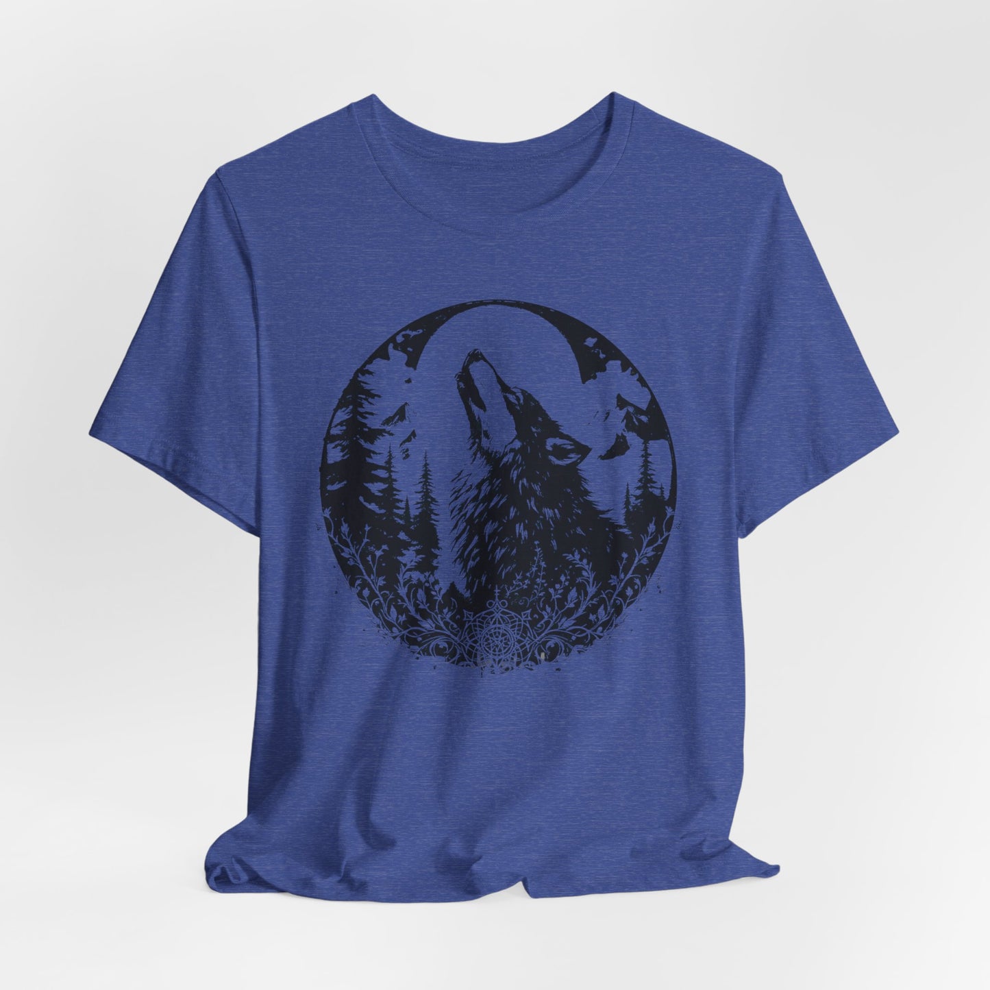 Wolf Graphic Shirt, wilderness tee, alt gifts for her, 90s grunge top.