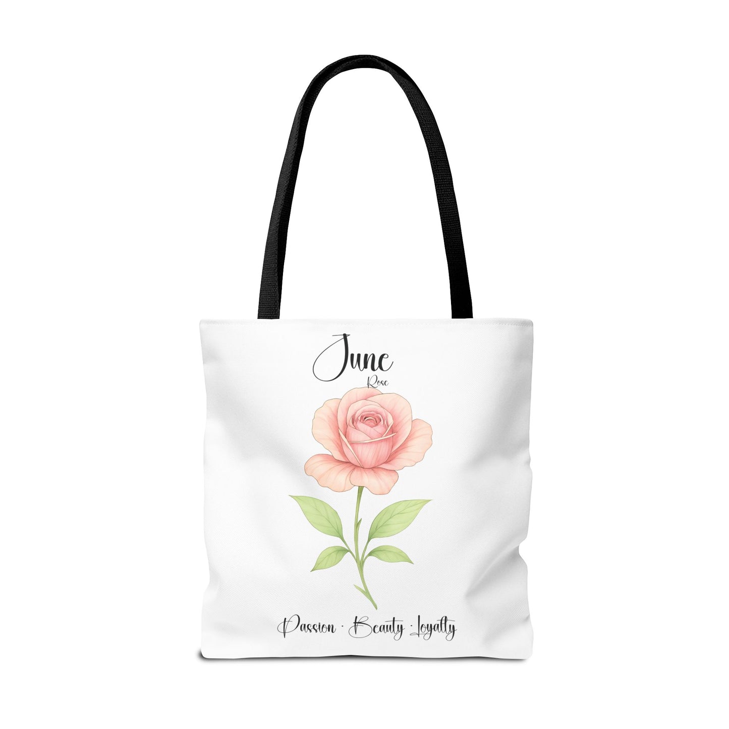 Personlised birth month flower bag for her, milestone birthdays, bestfriend gift.