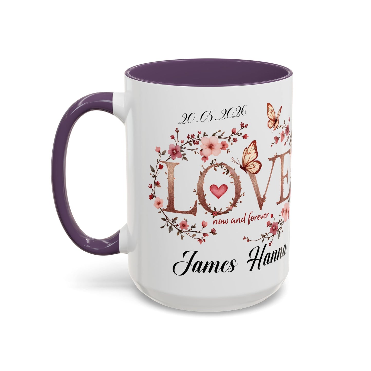 Custom Wedding Mug | Personalized Anniversary Mug | Valentines Day Gift |