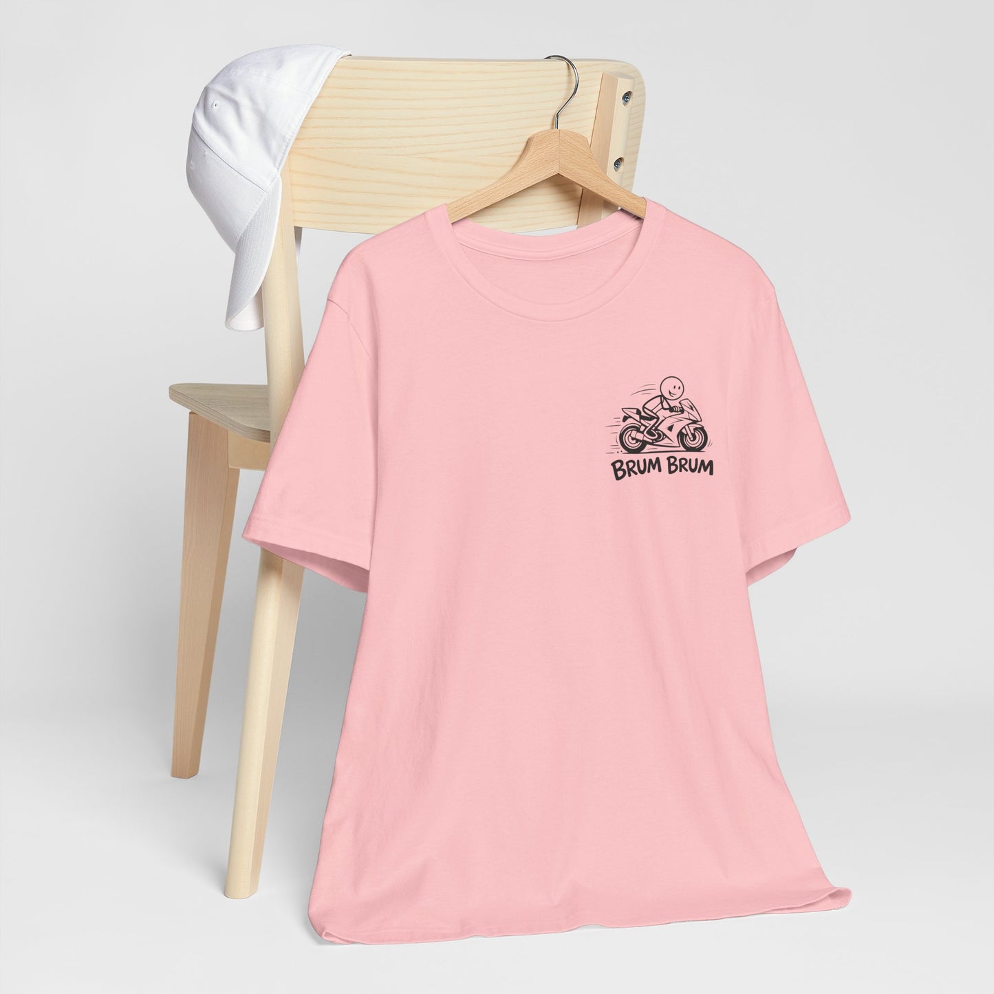 Brum Brum Cotton biker shirt, streetwear tee, biker apparel, motorcycle gift.