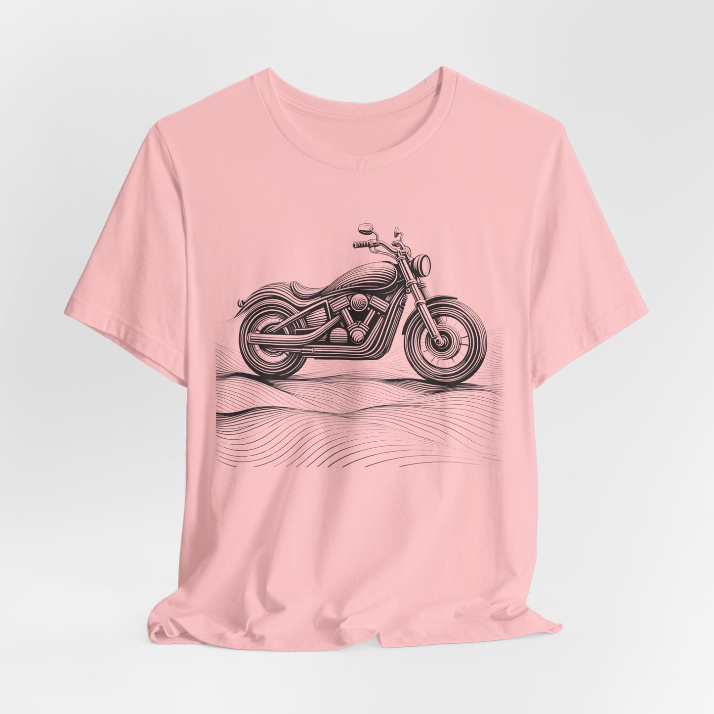 Cotton biker shirt, streetwear tee, biker apparel, motorcycle gift.