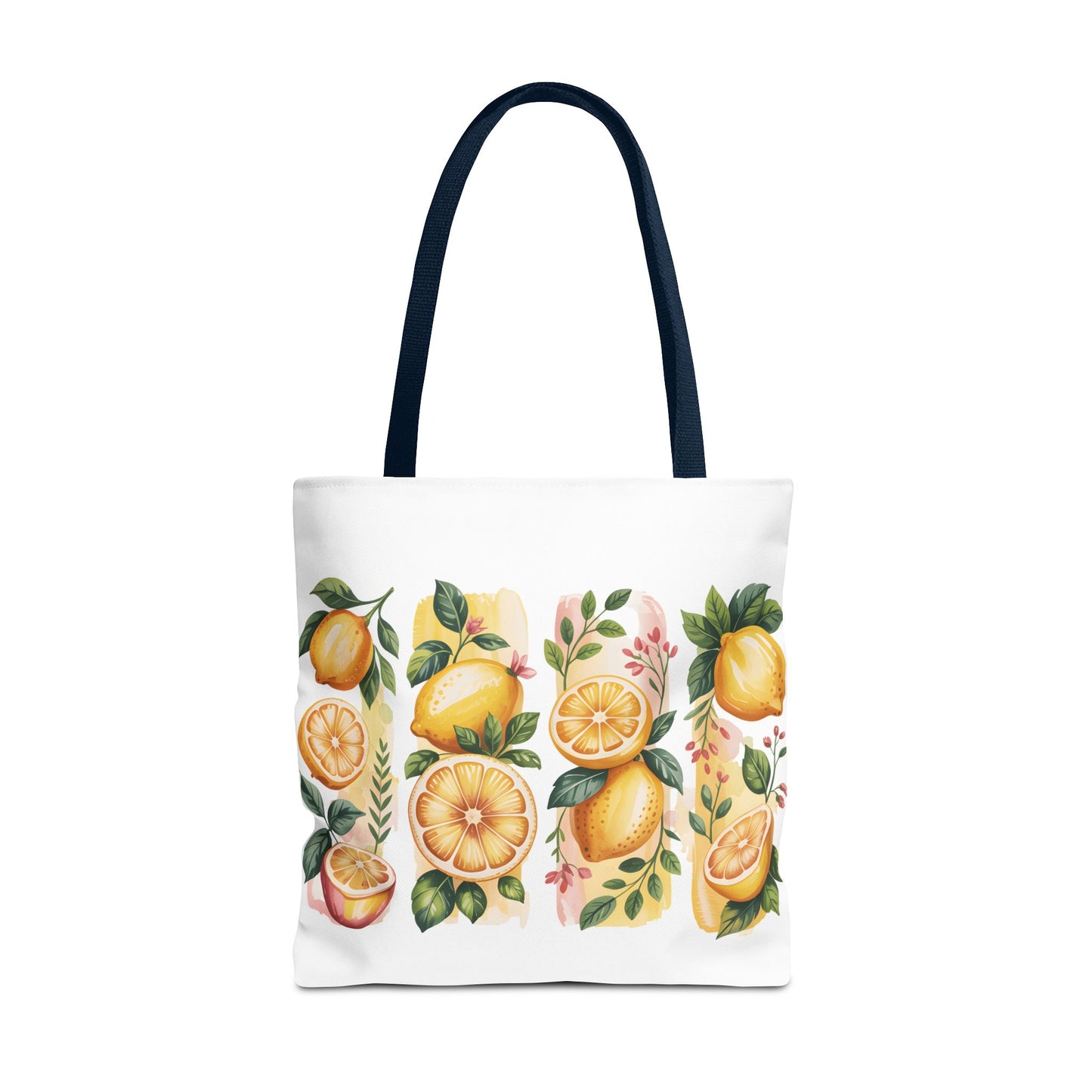 lemon tote bag, large grocery tote, alternative gifts