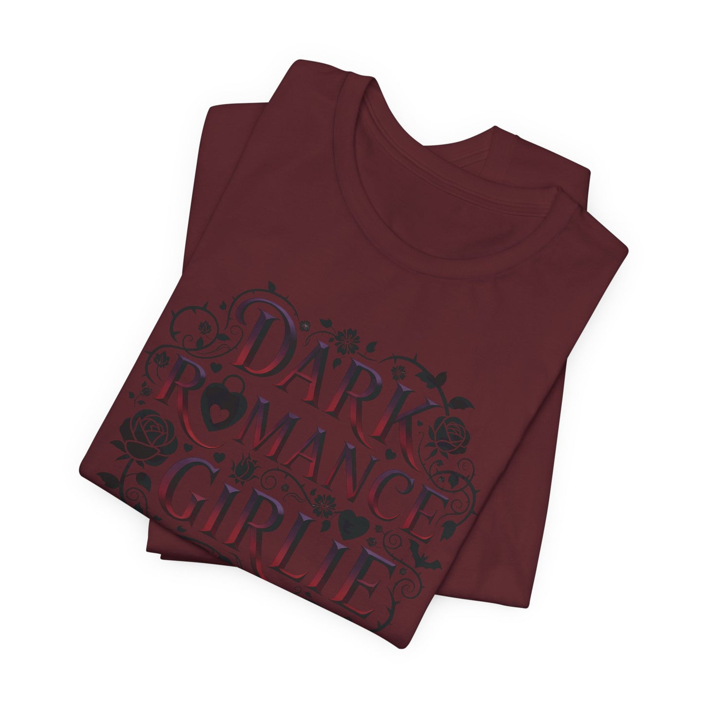 Dark Romance Girlie T-Shirt | book lover shirt