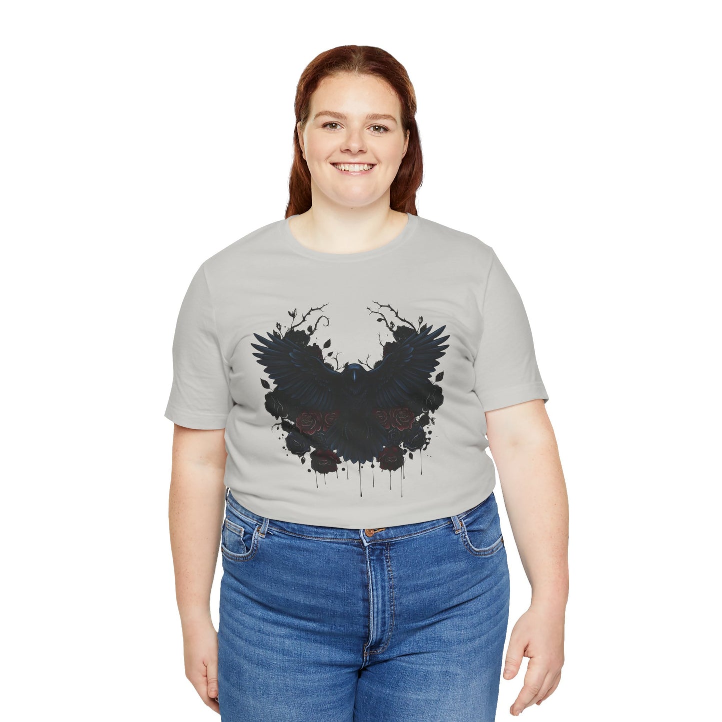 Dark Raven Gothic Apparel  | Unisex Cotton Shirt | Dark Aesthetic  |