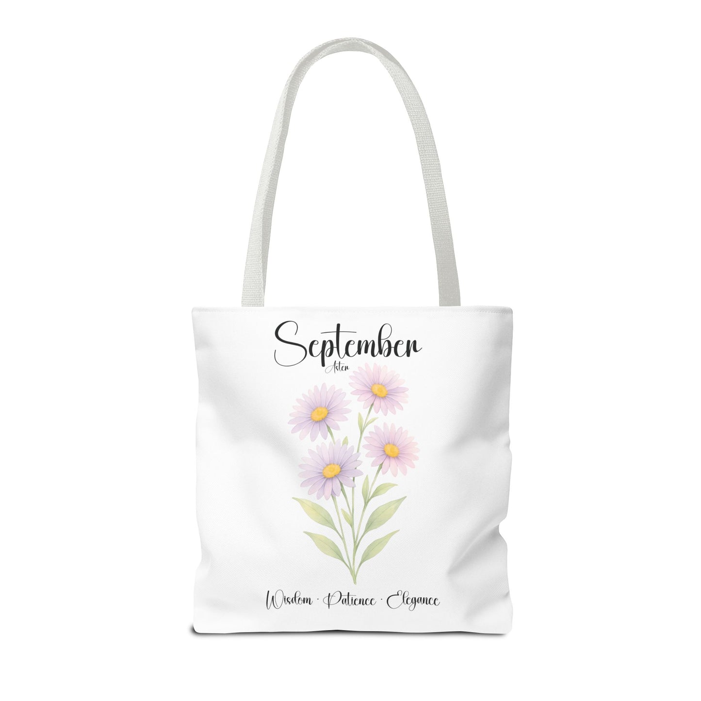 Personalized Best Friend tote bag for her, Birth Month Flower, milestone birthdays.
