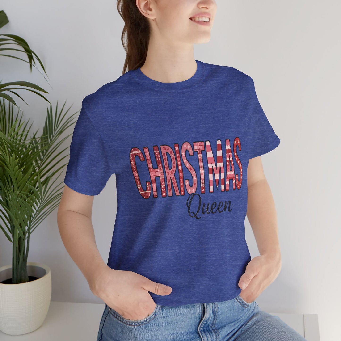 Christmas Queen Pinkmas T-shirt,  Perfect for a sister XMAS gift or a Christmas mom gift, this festive shirt captures the essence of a very merry Christmas