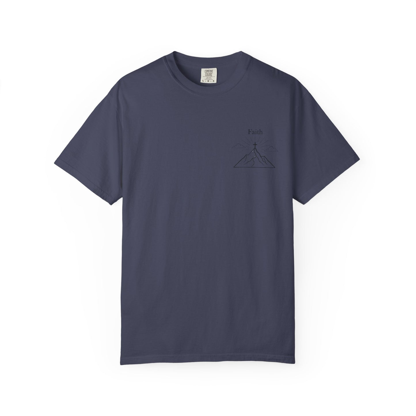 Faith Moves Mountains Comfort Colors Tee,Christianity Gift, Christianity Shirt,Christian Merch, Jesus Christ Shirt, Religion, Christian Gift