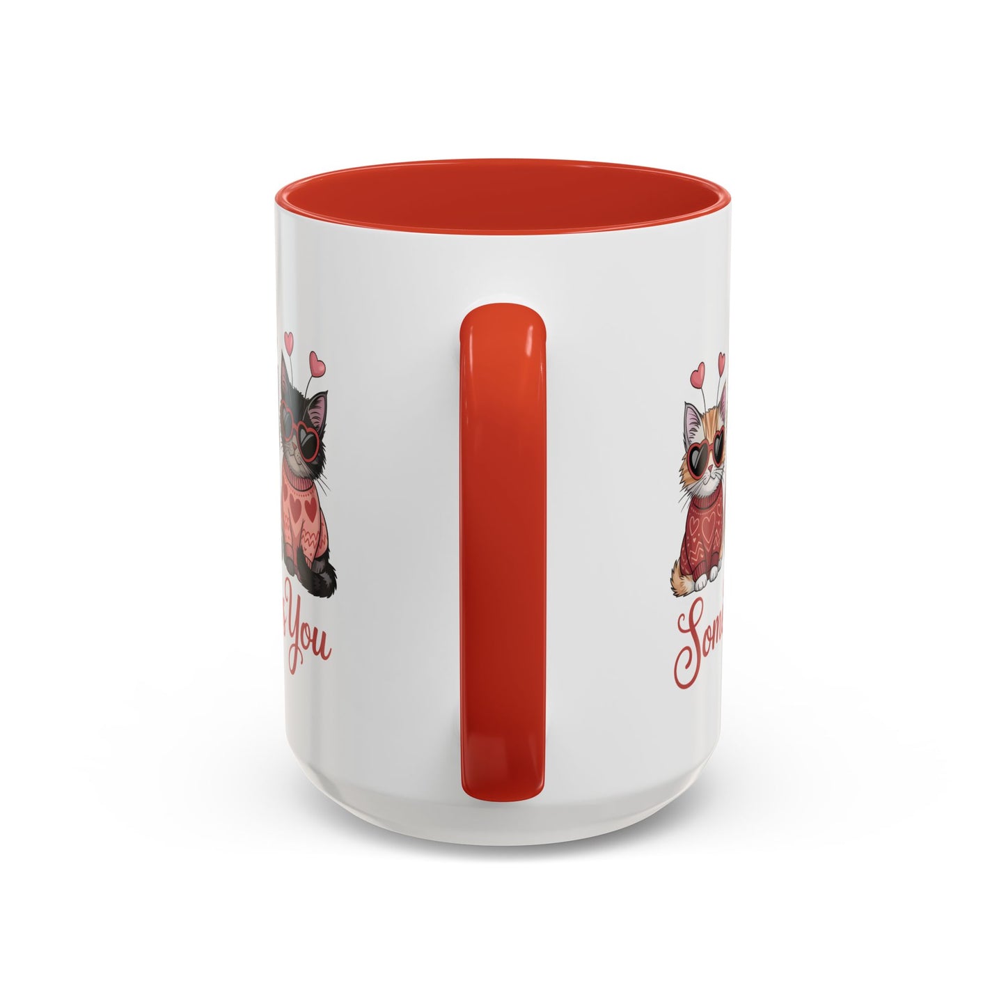 Valentine Kitty Mug | kitten Coffee Cup | cat Lover Gift | Valentines Day Mug |