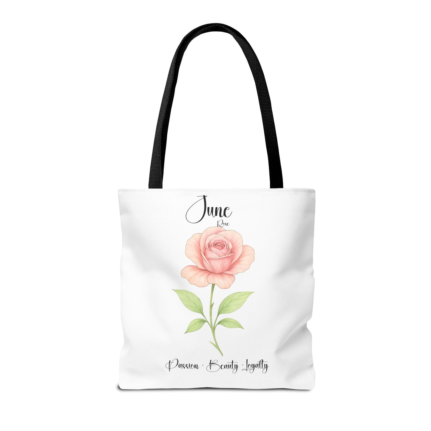 Personlised birth month flower bag for her, milestone birthdays, bestfriend gift.