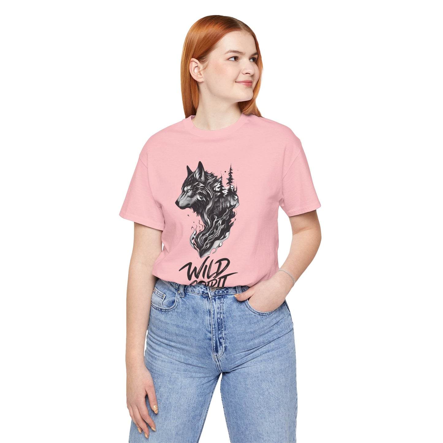 Wild Spirit Wolf Tee - Unisex, Gothic Streetwear, Alternative Clothing, grunge