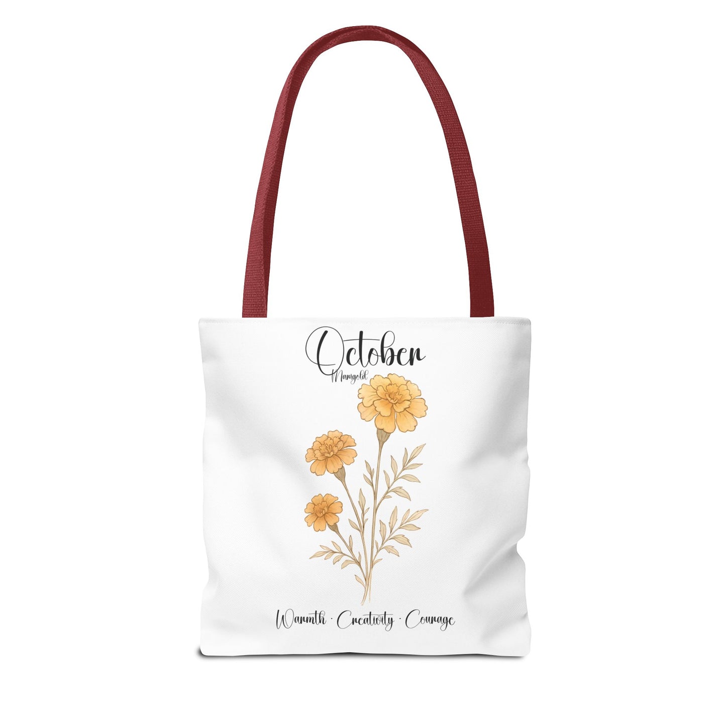Personalized floral gift tote bag for her, birth month flower, milestone birthdays, bestfriend gift.