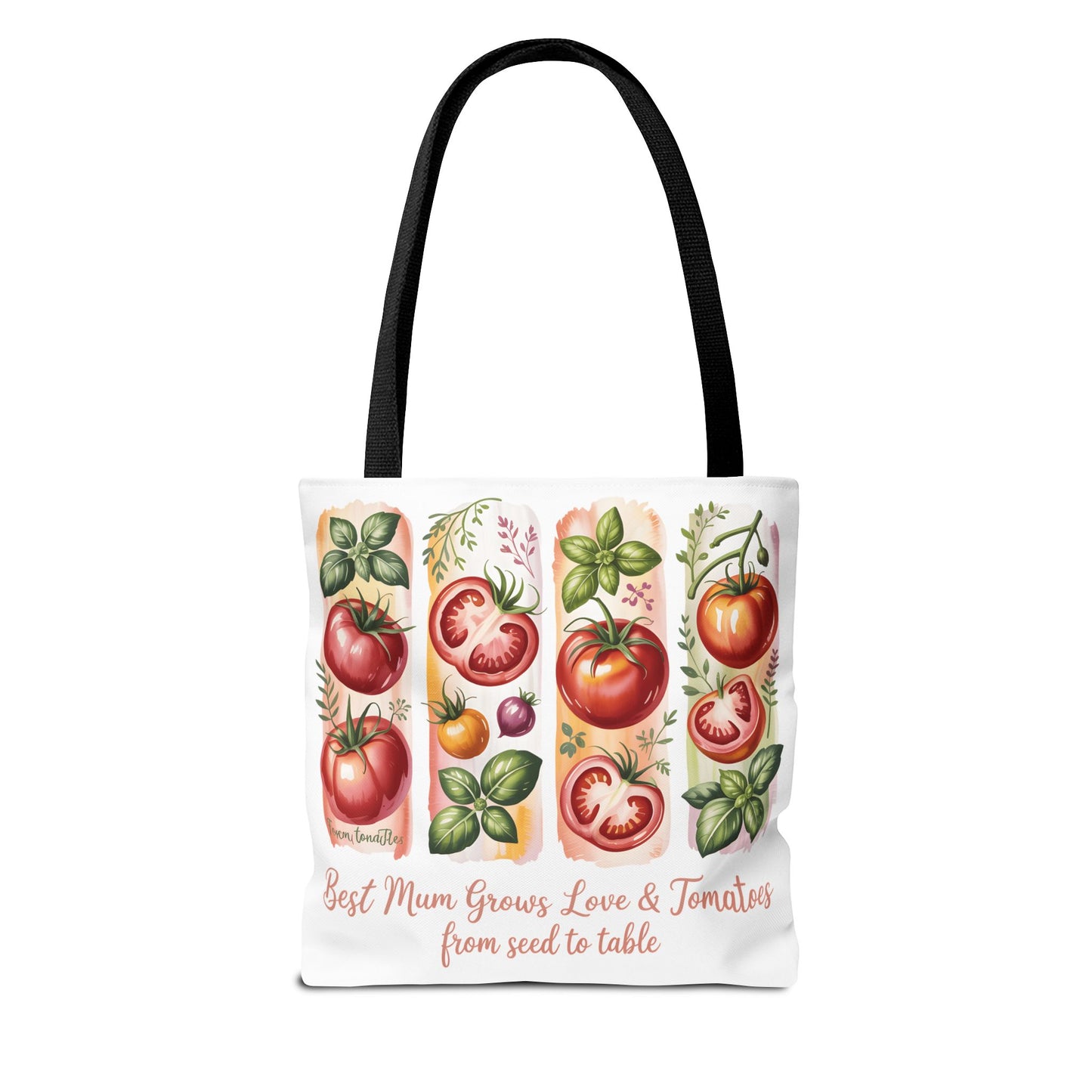 Best Mom Tote Bag, Tomato Garden Lover Design, Perfect Mothers Day Gift for Moms Who Love Gardening and Nature