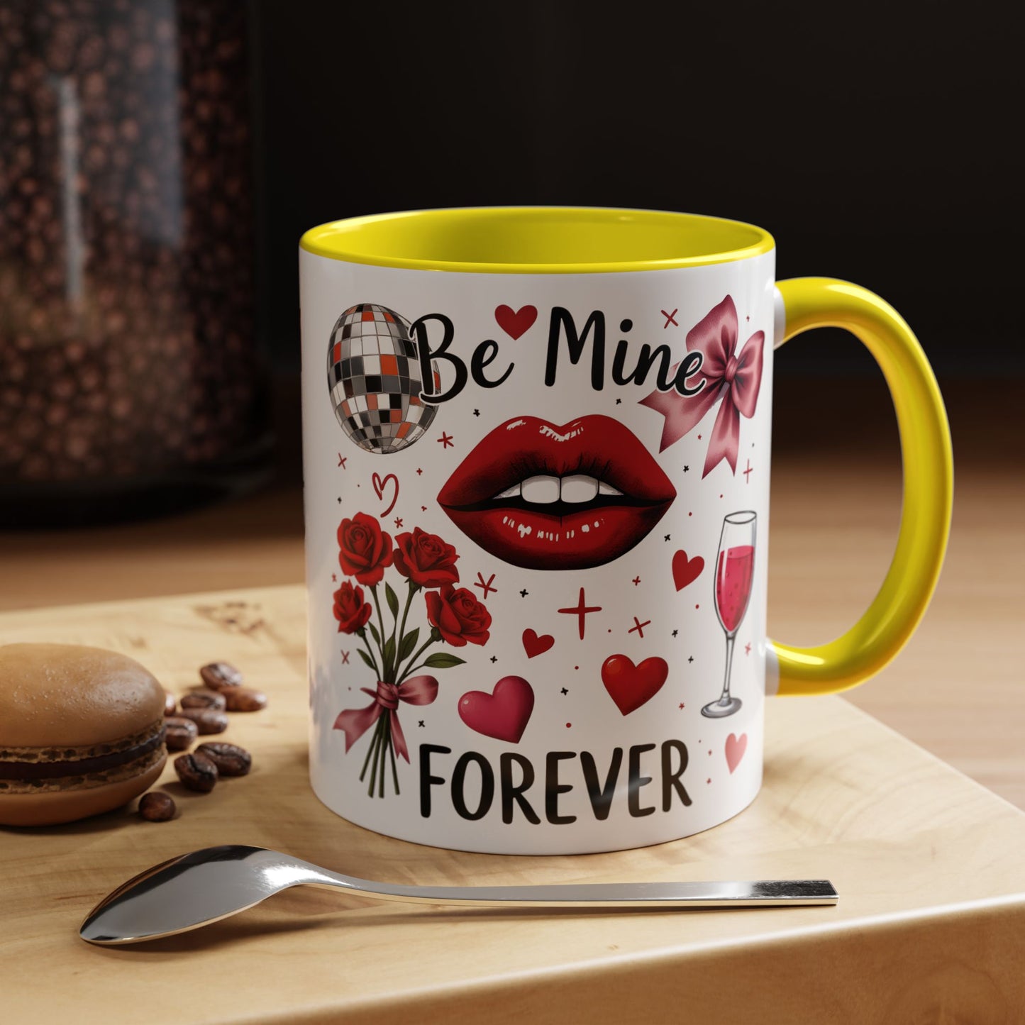 Ceramic valentine gift, Valentines day cup,  wife gift ideas, anniversary mug.