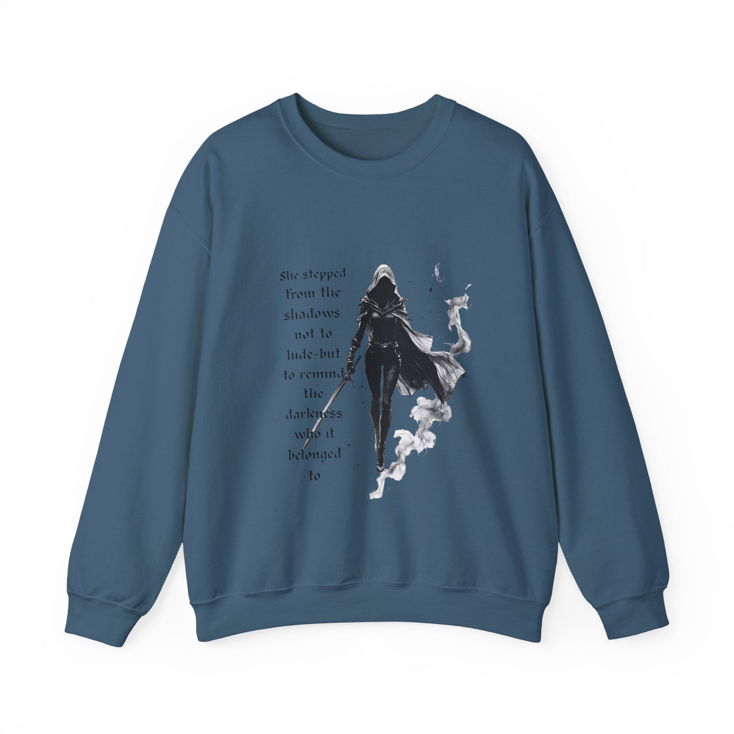 Heir of Fire Throne of Glass Sweatshirt, cozy autumn apparel for any Sarah J Maas fan. With a touch of darkness and assassin vibes.