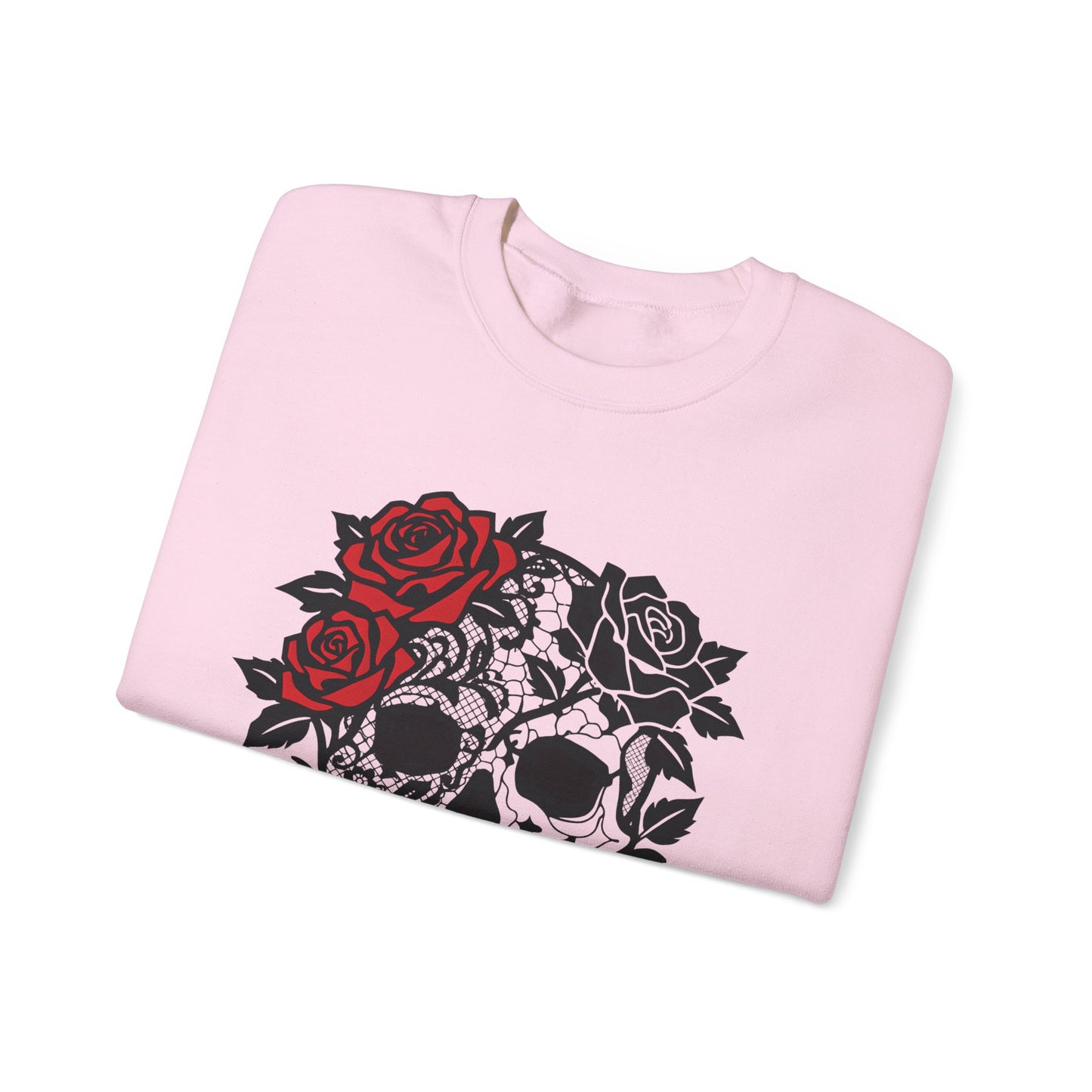 skull and roses gothic sweater, dark academia grunge clothing, alternative gifts.