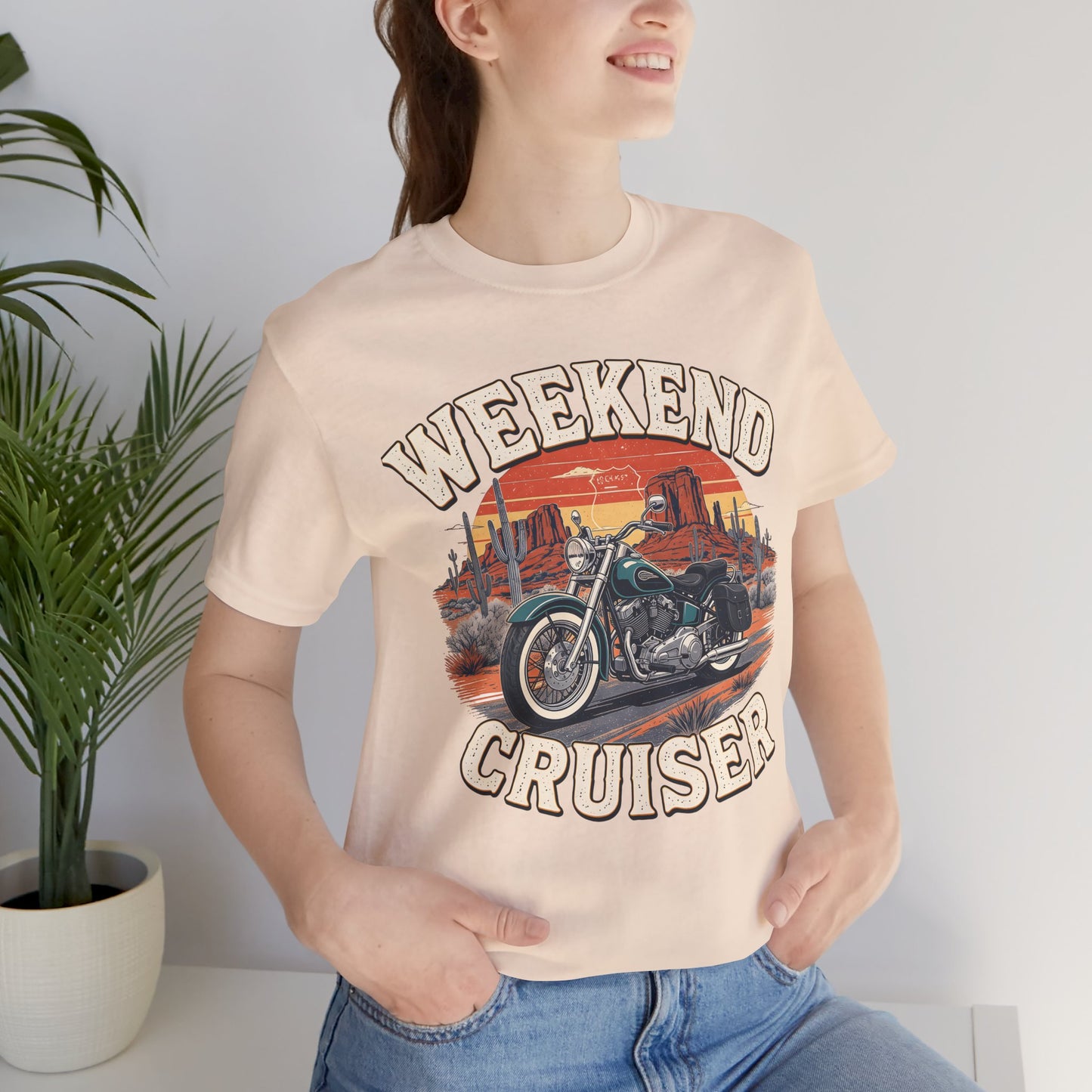 Weekend Cruiser Vintage Biker T-Shirt, Cruiser Motorcycle, Motorcycle Shirt,Unique Graphic Tee,Bike Lover Gift,Biker Apparel,Biker Dad Gifts