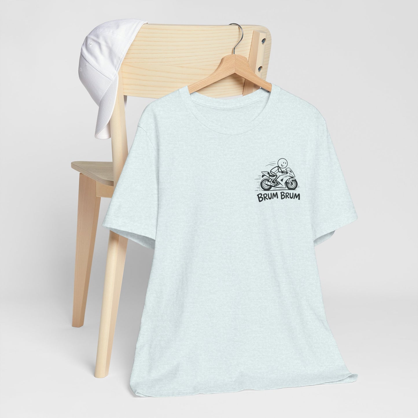 Brum Brum Cotton biker shirt, streetwear tee, biker apparel, motorcycle gift.