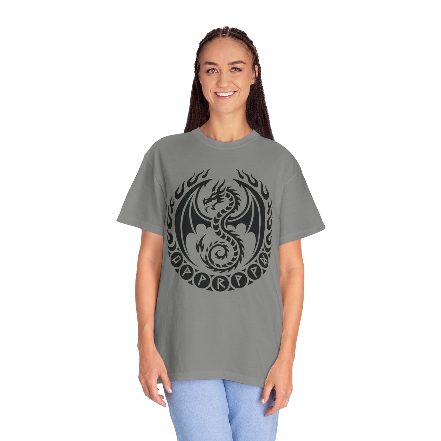 Comfort Colors dragon lovers viking shirt, norse mythology alternative gifts.