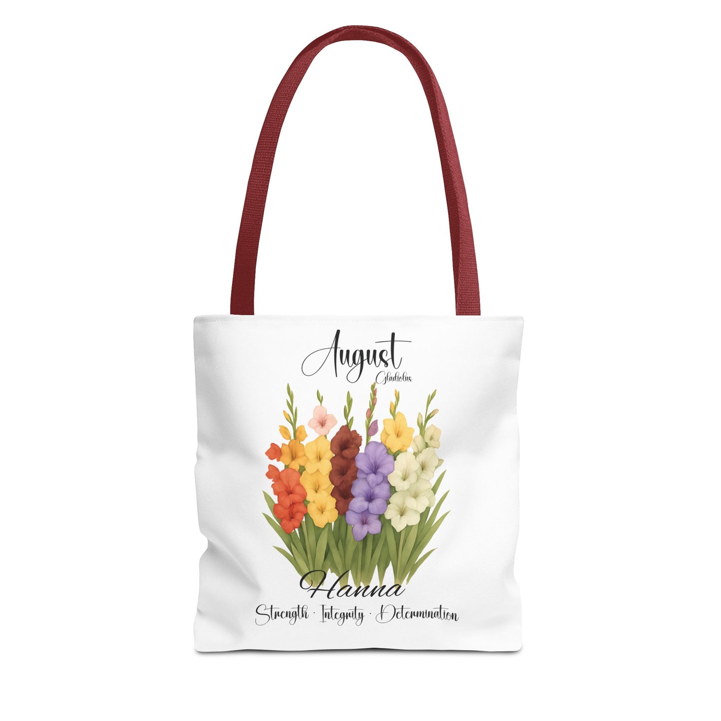 Custom birth month flower bag for her, milestone birthdays, bestfriend gift.