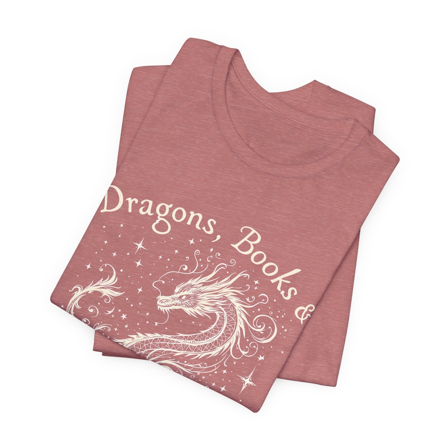 Book Lover Gift T-Shirt | Fantasy Reader Tee | Dragon Reading Shirt | Booktok Merch | Bibliophile Gift