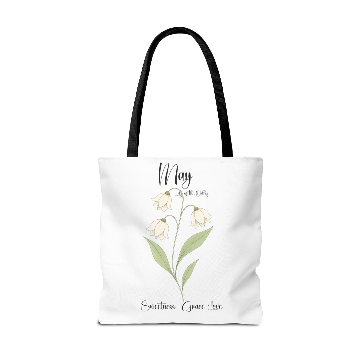Personlised birth month flower bag for her, milestone birthdays, bestfriend gift.