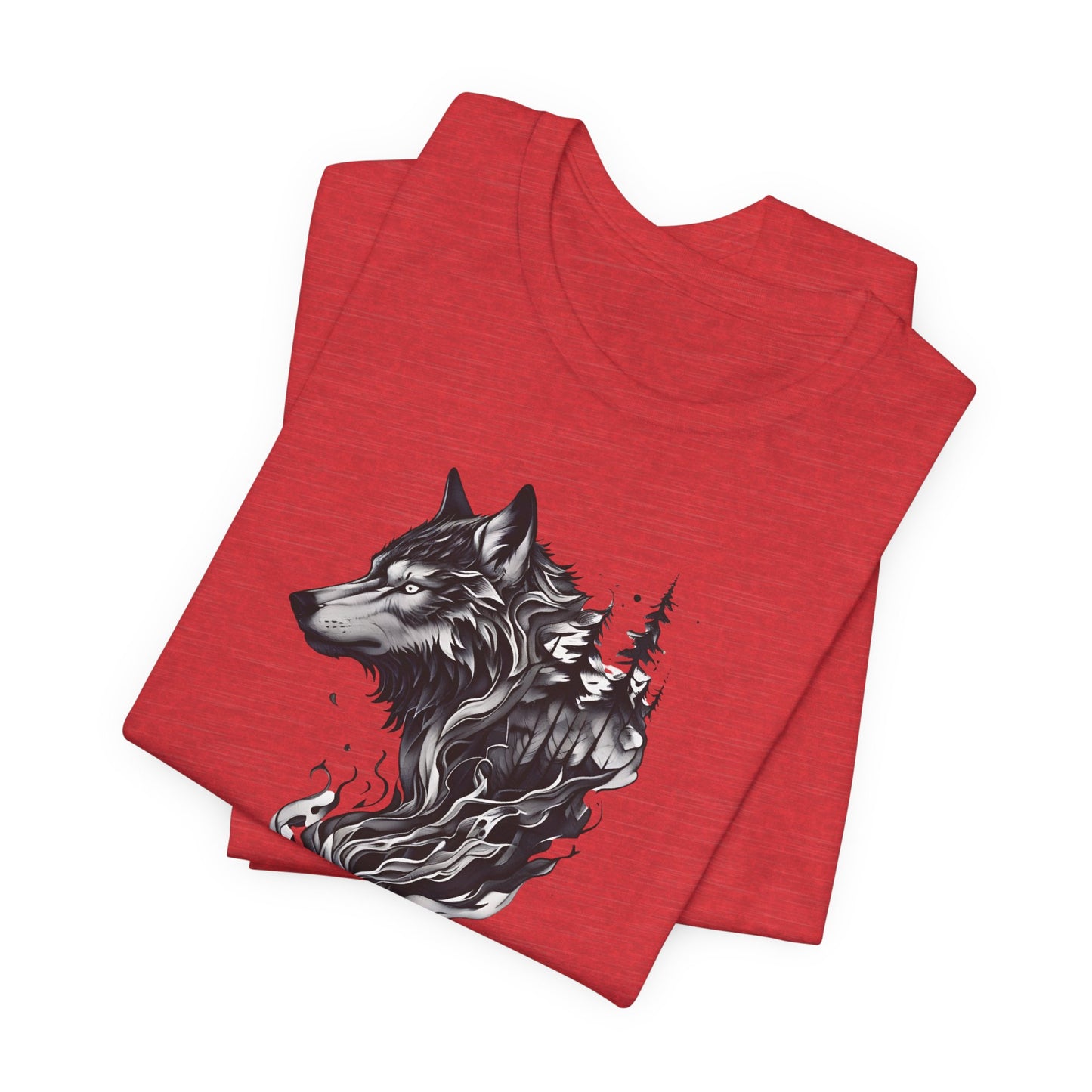 Wild Spirit Wolf Tee - Unisex, Gothic Streetwear, Alternative Clothing, grunge