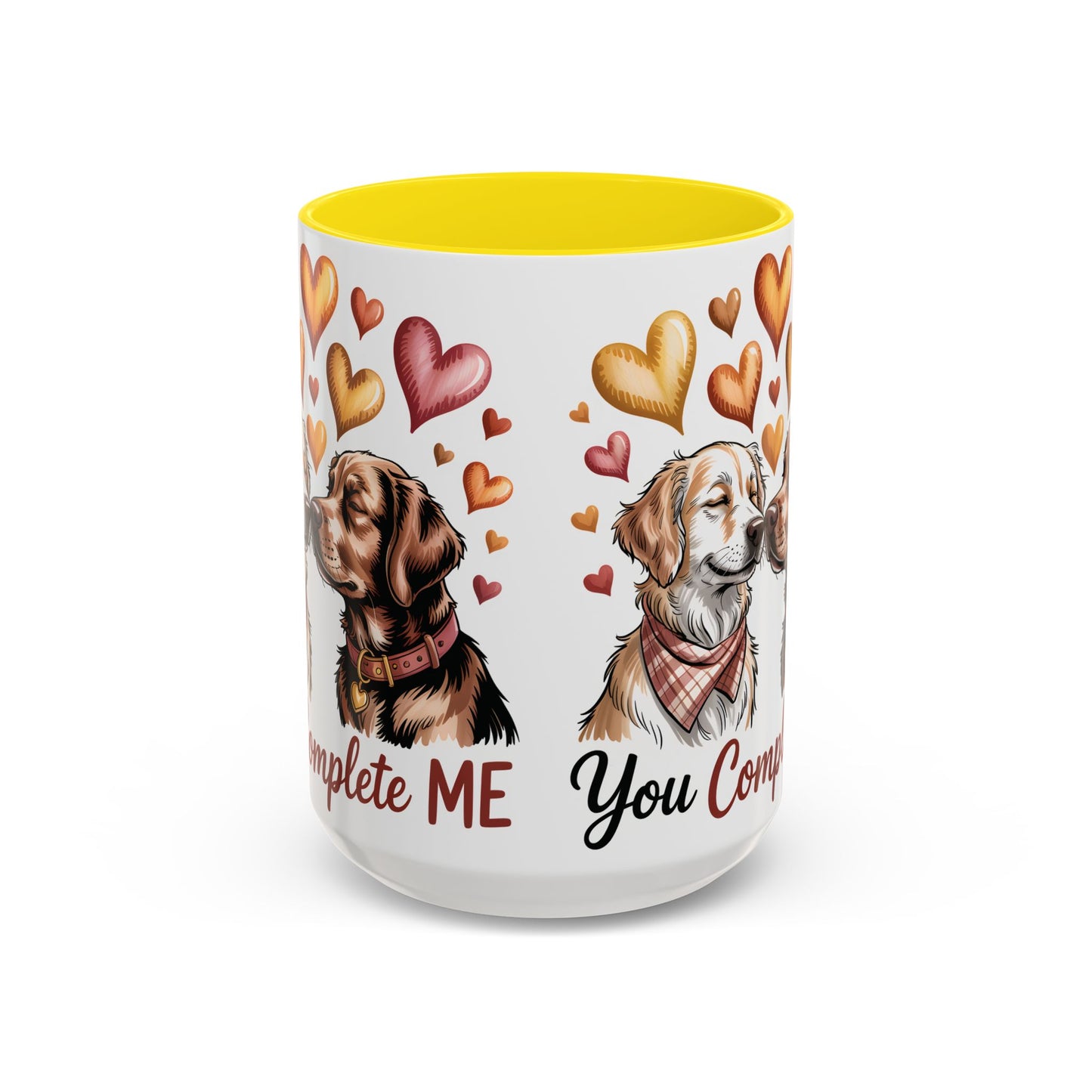 You Complete Me Mug | Cute Dog Lover Gift | Valentines Day Gift for Wife Husband |