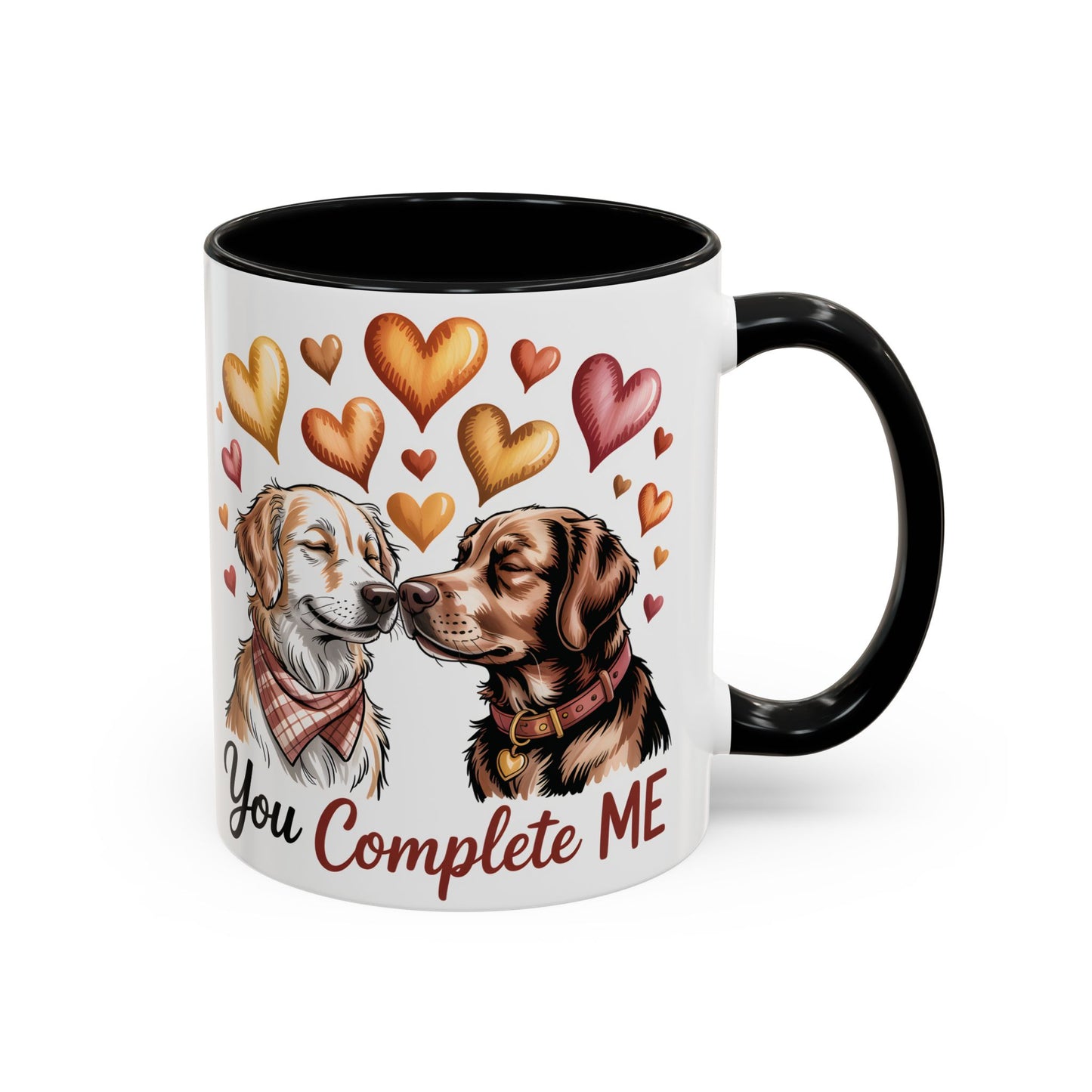 You Complete Me Mug | Cute Dog Lover Gift | Valentines Day Gift for Wife Husband |