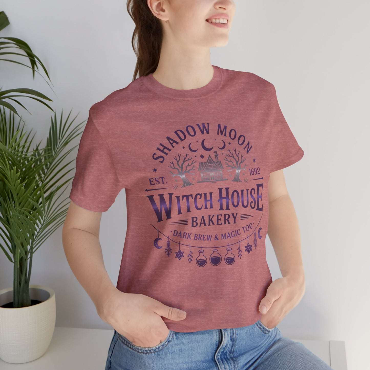 Witches House T-Shirt • Cottage Witch Graphic Tee • Magical Witch House Shirt • Occult Witchy Top • Witch Gift Unisex Style