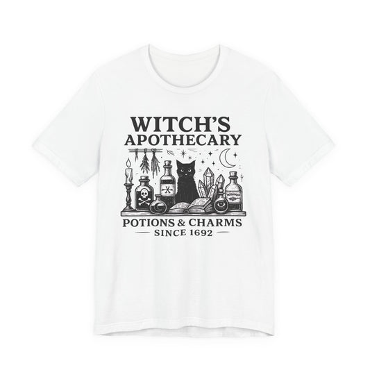 Witch's Apothecary Shirt 1692, Salem Apothecary Tee,this Salem shirt is perfect for those who embrace all things witchy and magical.