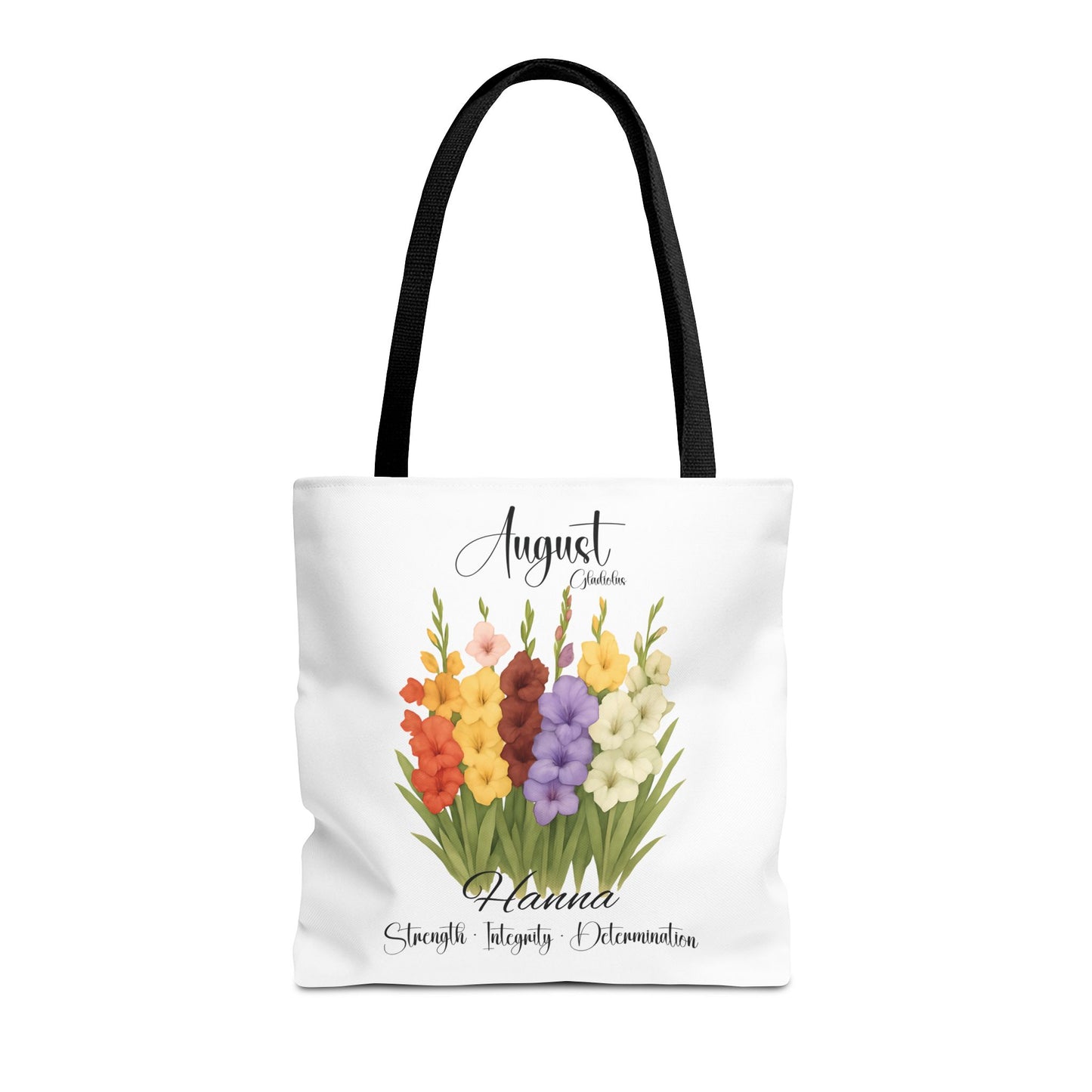 Custom birth month flower bag for her, milestone birthdays, bestfriend gift.
