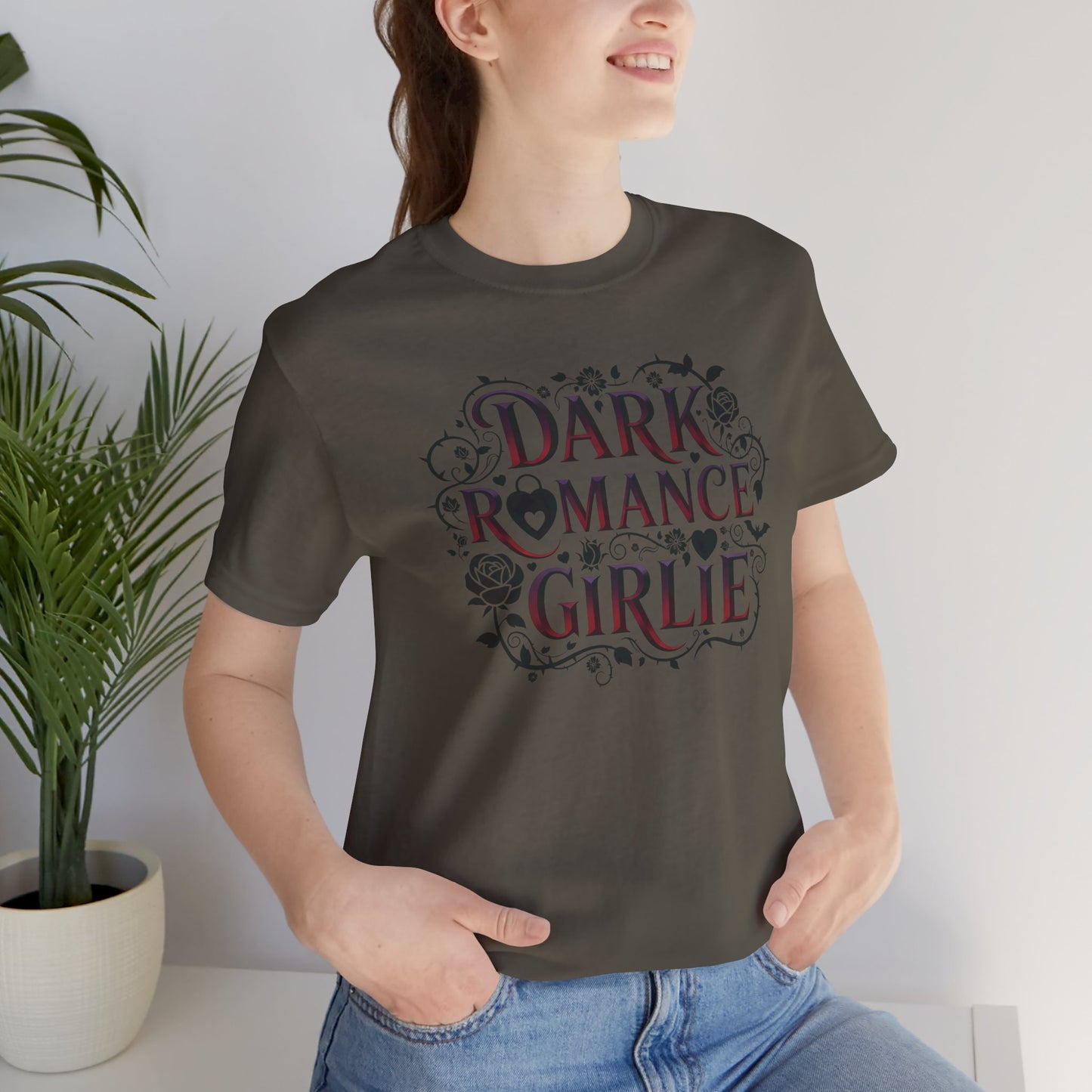 Dark Romance Girlie T-Shirt | book lover shirt