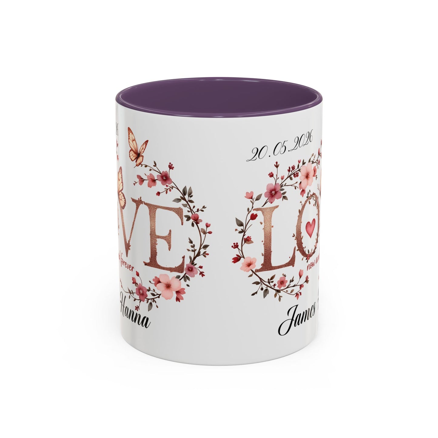 Custom Wedding Mug | Personalized Anniversary Mug | Valentines Day Gift |